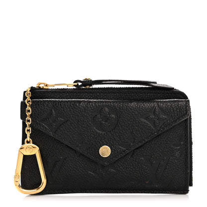 Louis Vuitton Empreinte Recto Verso Card Holder Black 1 of 15