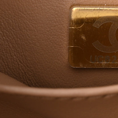 Chanel Caviar Quilted Mini Coco First Flap Beige 7 of 10