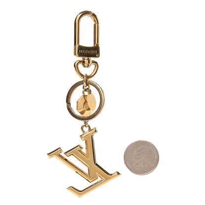 Louis Vuitton LV Facettes Bag Charm Key Holder Gold 2 of 3
