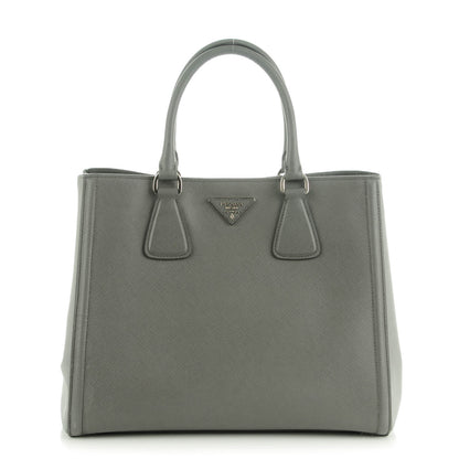 Prada Saffiano Lux Bi-Color Tote Marmo Nube 1 of 8