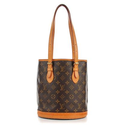 Louis Vuitton Monogram Petit Bucket 23 1 of 15