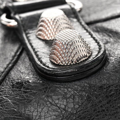 Balenciaga Agneau Giant 21 Silver Hardware Folder Black 34 of 40