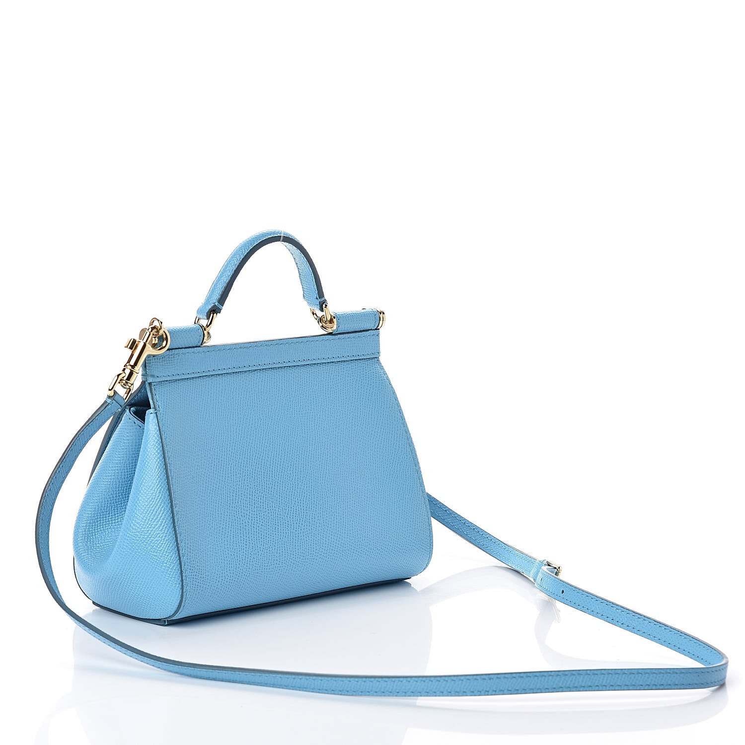 Dolce & Gabbana Dauphine Mini Miss Sicily Satchel Celeste 3 of 8