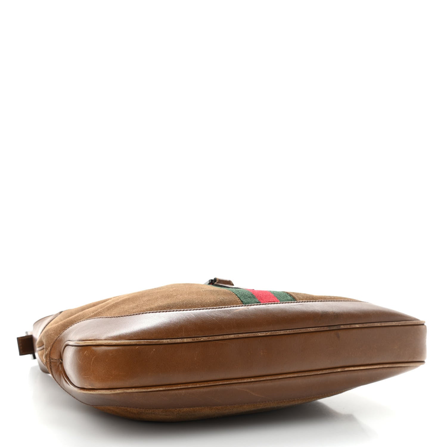 Gucci Suede Web Small Jackie O Hobo Light Brown 4 of 20