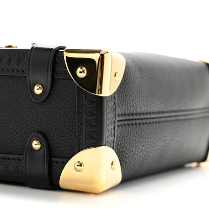 Louis Vuitton Grained Calfskin Side Trunk PM Black 8 of 11