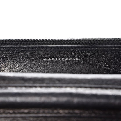 Chanel Aged Calfskin Reissue Wallet On Chain WOC Black 7 of 12