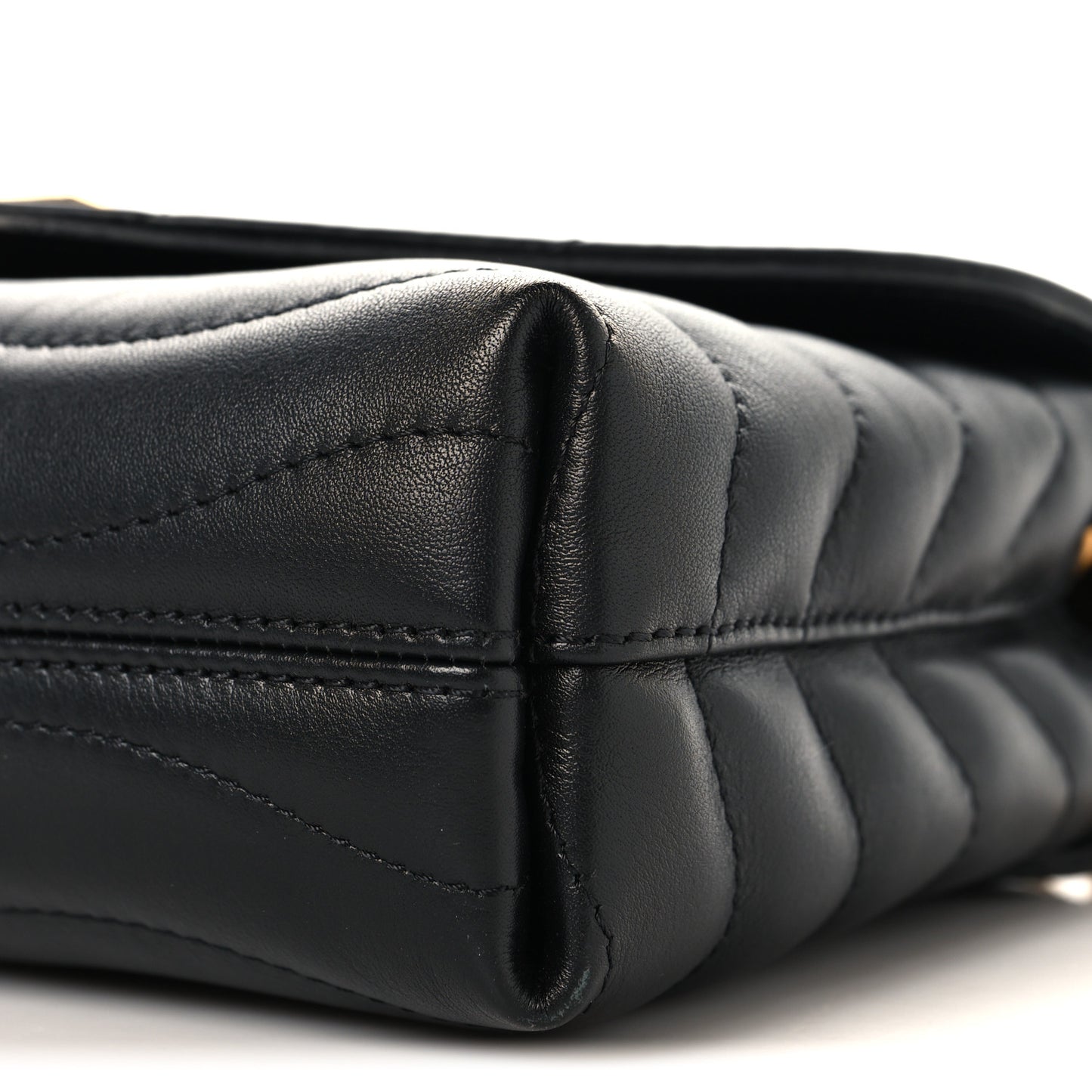 Calfskin LV New Wave Chain Bag Black