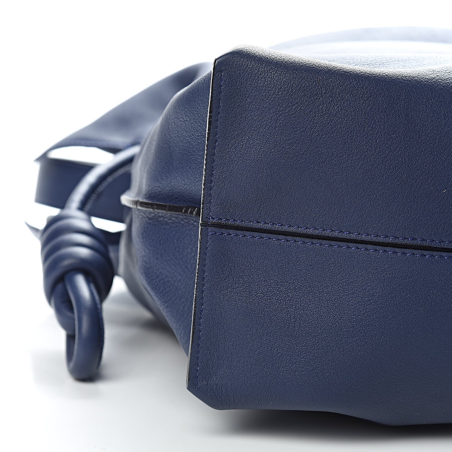 Loewe Calfskin Flamenco Knot Bag Navy 8 of 9