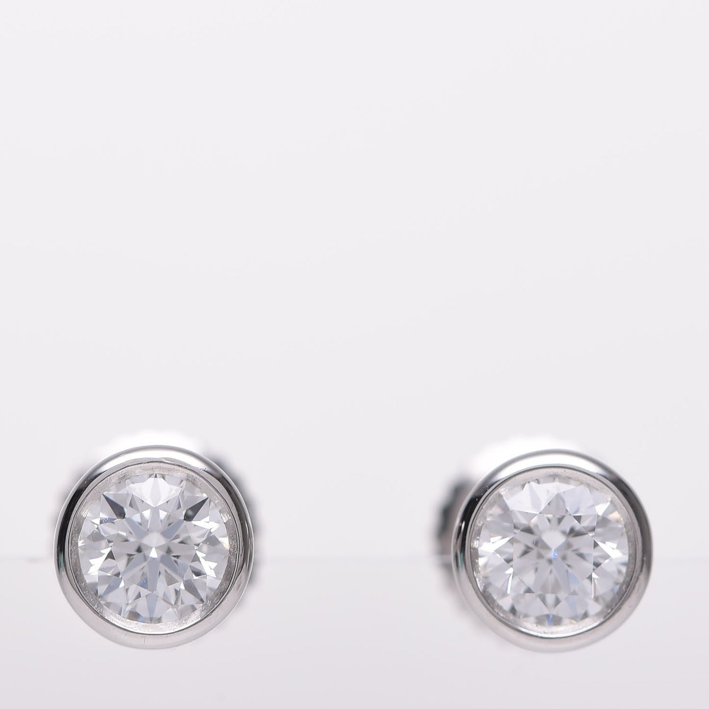 Platinum Diamond .50ctw Elsa Peretti Diamonds By The Yard Earrings