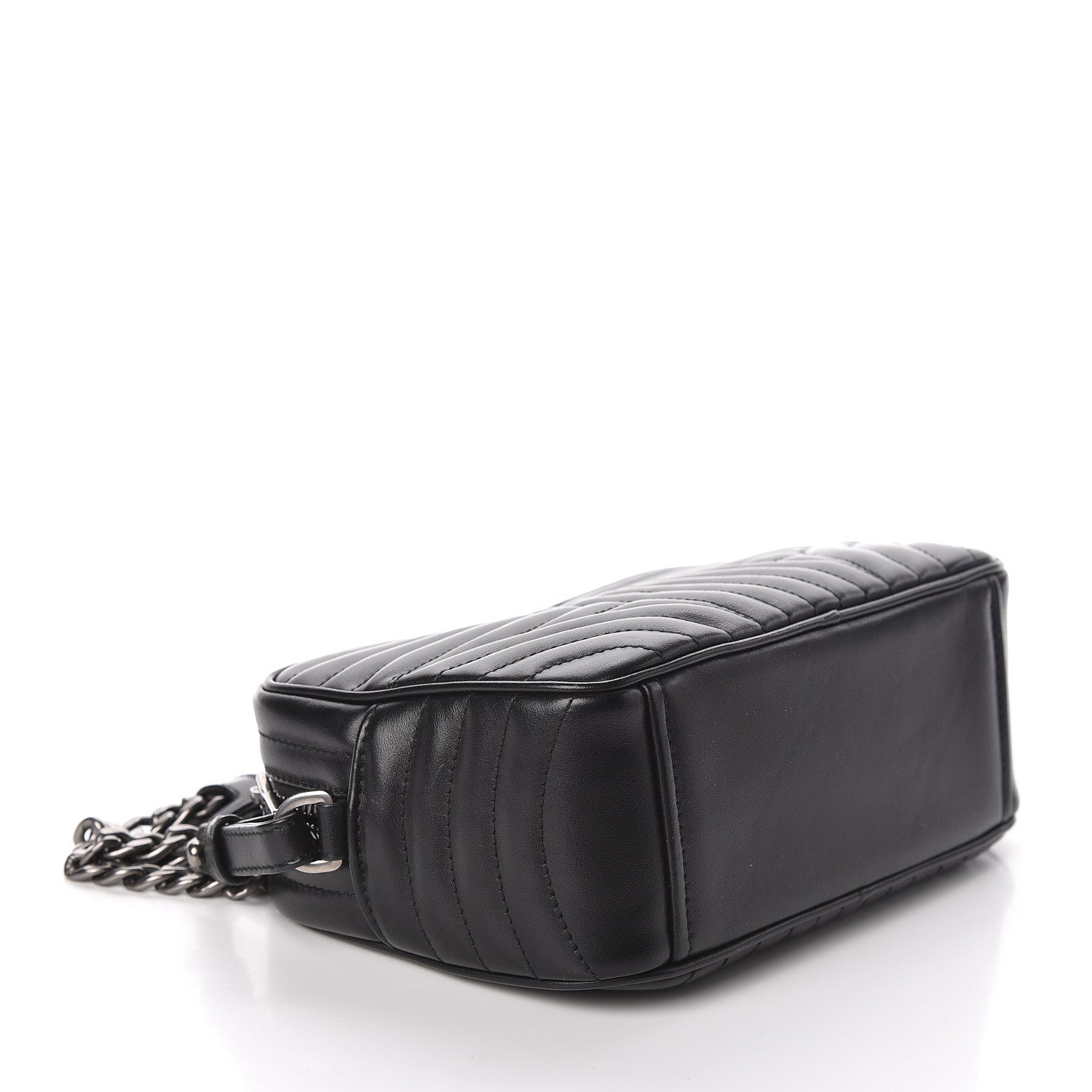 Prada Soft Calfskin Diagramme Crossbody Bag Black 4 of 9