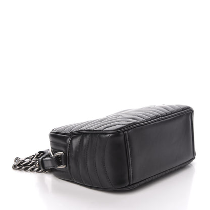 Prada Soft Calfskin Diagramme Crossbody Bag Black 4 of 9