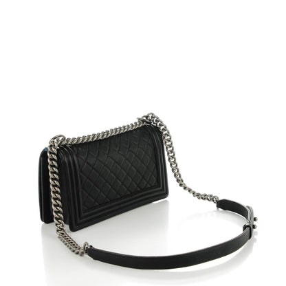 Chanel Caviar Quilted Medium Boy Flap Black 3 of 8