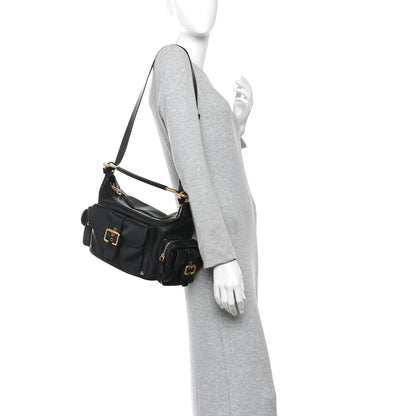 Chloe Shiny Calfskin Medium Double Carry Camera Bag Black 2 of 9