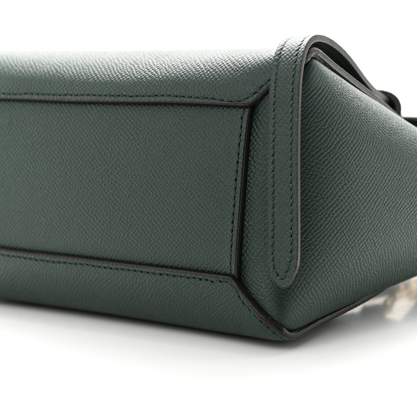 Grained Calfskin Nano Belt Bag Amazone
