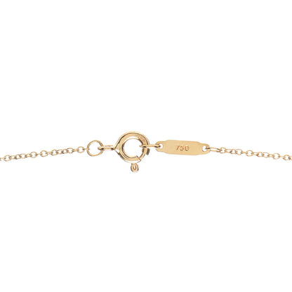 Tiffany 18K Yellow Gold Mini Heart Key Pendant Necklace 5 of 6