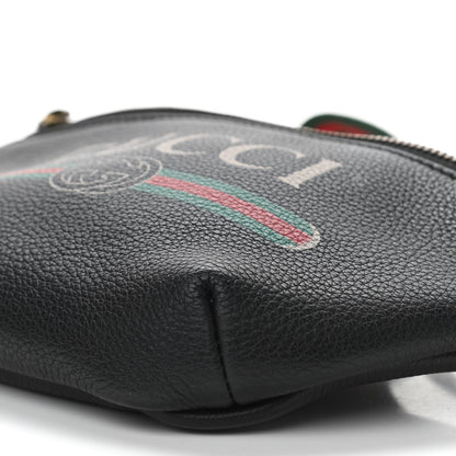 Gucci Grained Calfskin Small Logo Belt Bag Black 10 of 10