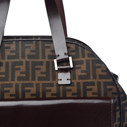 Fendi Zucca Pocket Shoulder Bag Tobacco 17 of 17