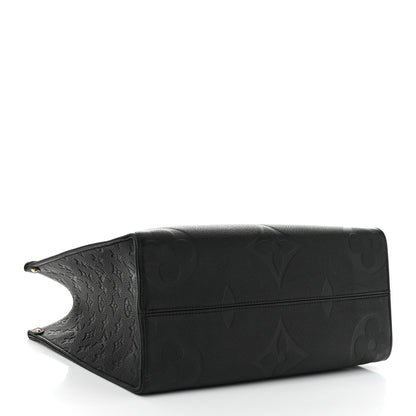 Louis Vuitton Empreinte Monogram Giant Onthego MM Black 4 of 10