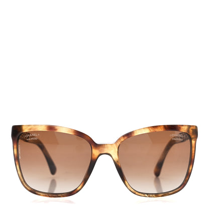 Chanel Polarized Square Chain Sunglasses 5325 Tortoise 2 of 8