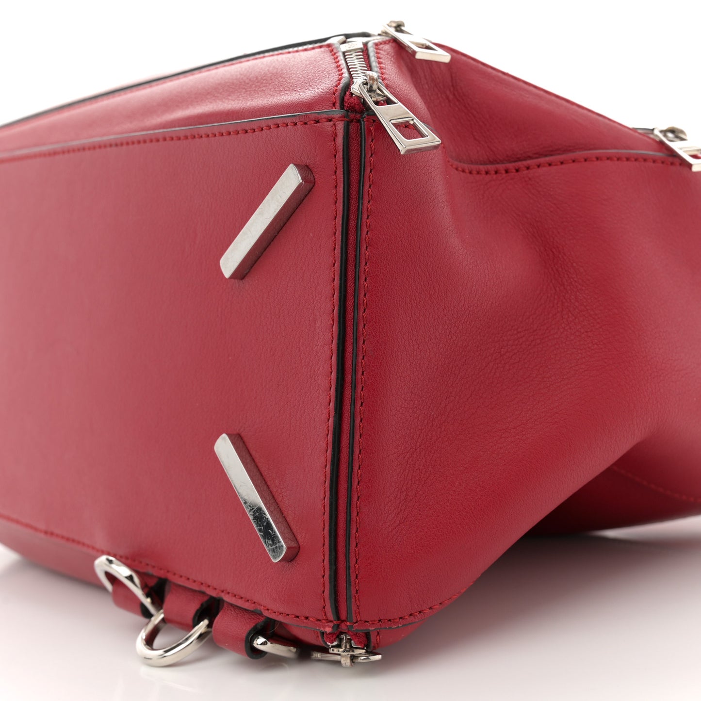 Calfskin Medium Puzzle Bag Rouge
