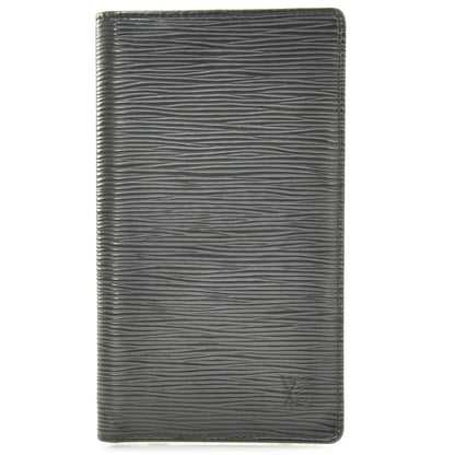 Louis Vuitton Epi Checkbook Wallet Black 1 of 8