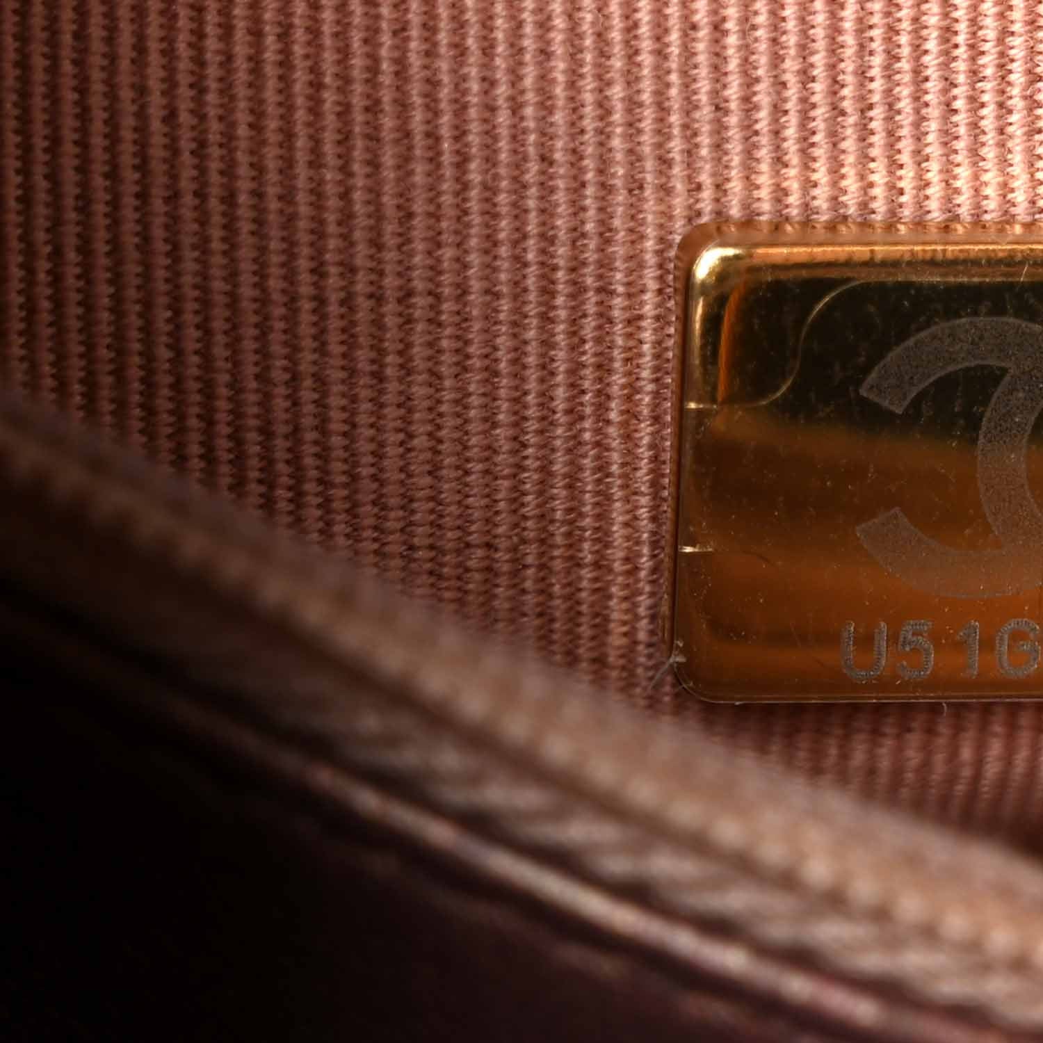 Chanel Metallic Aged Calfskin Quilted Nano Kelly Shopper Bronze 7 of 11