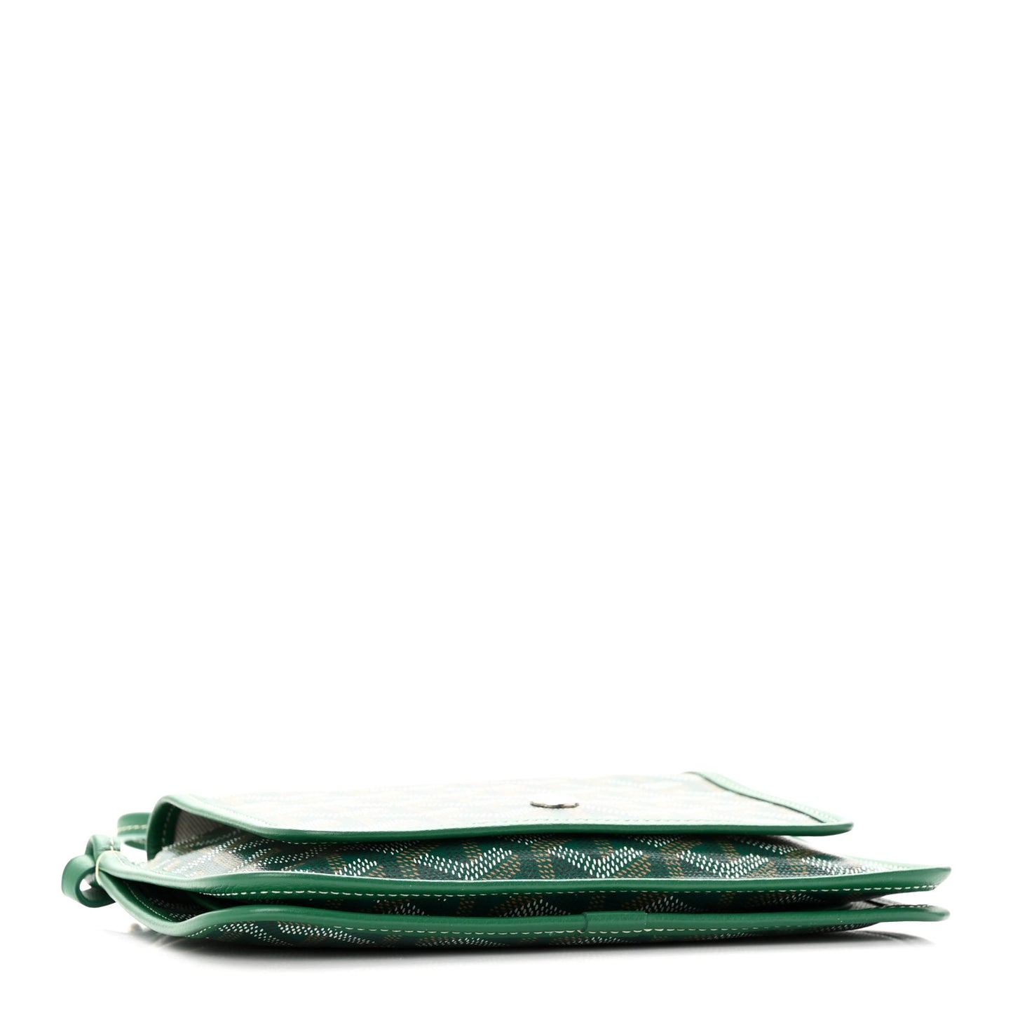 Goyardine Plumet Wallet Clutch Green