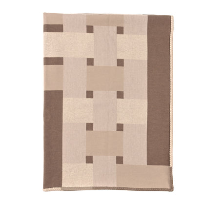 Hermes Wool Cashmere Tissage Blanket Sable 1 of 3