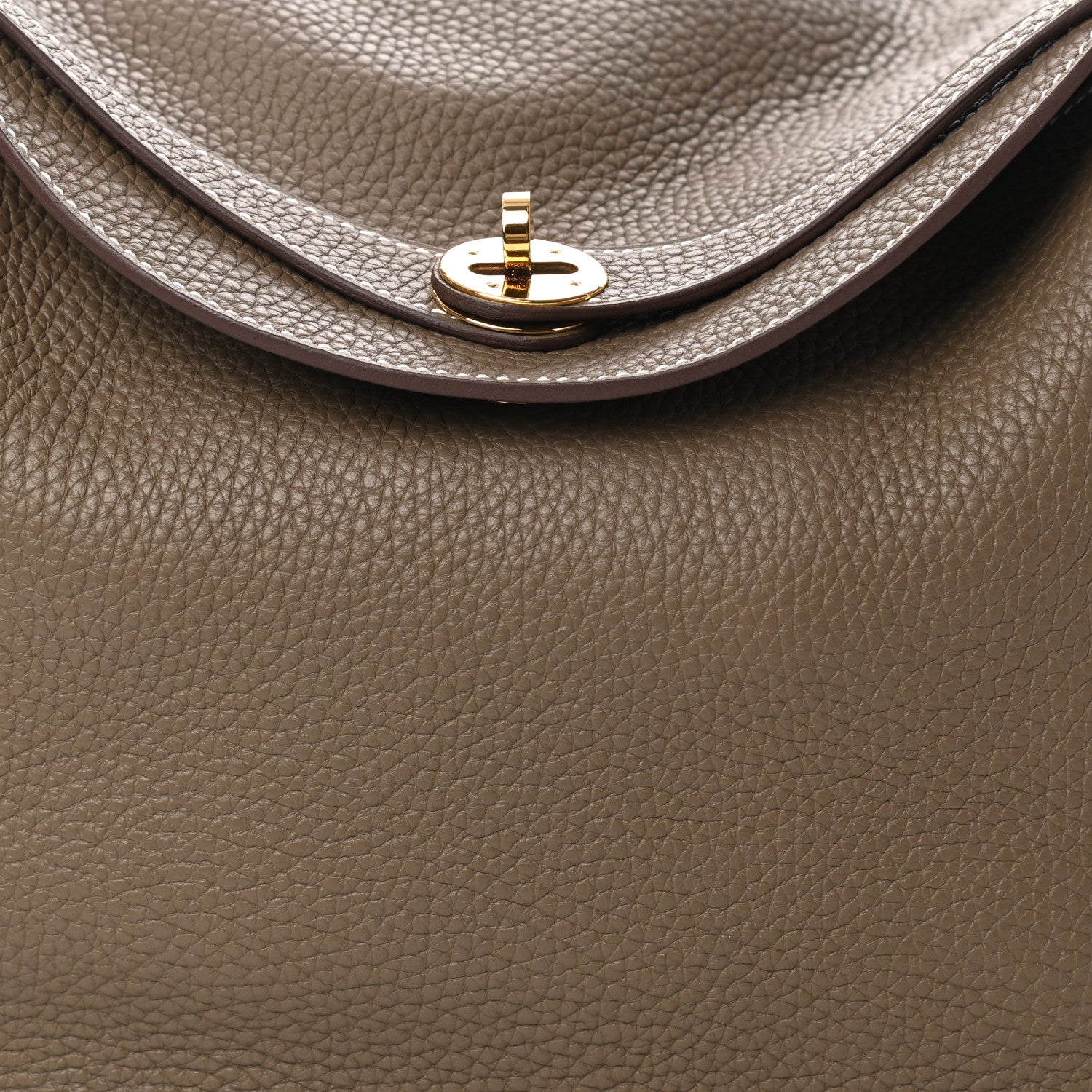 Hermes Taurillon Clemence Lindy 30 Etoupe 8 of 10