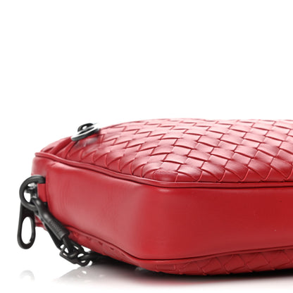 Bottega Veneta Nappa Intrecciato Document Case China Red 8 of 10