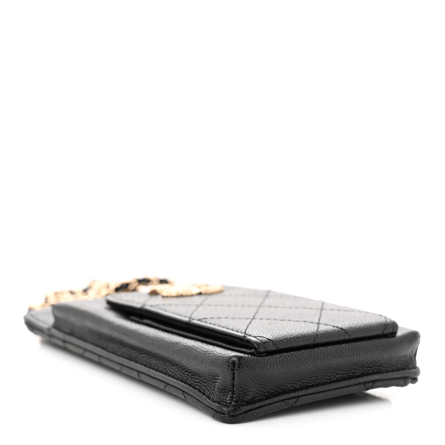 Chanel Caviar Quilted Zip Phone Case Black 4 of 11