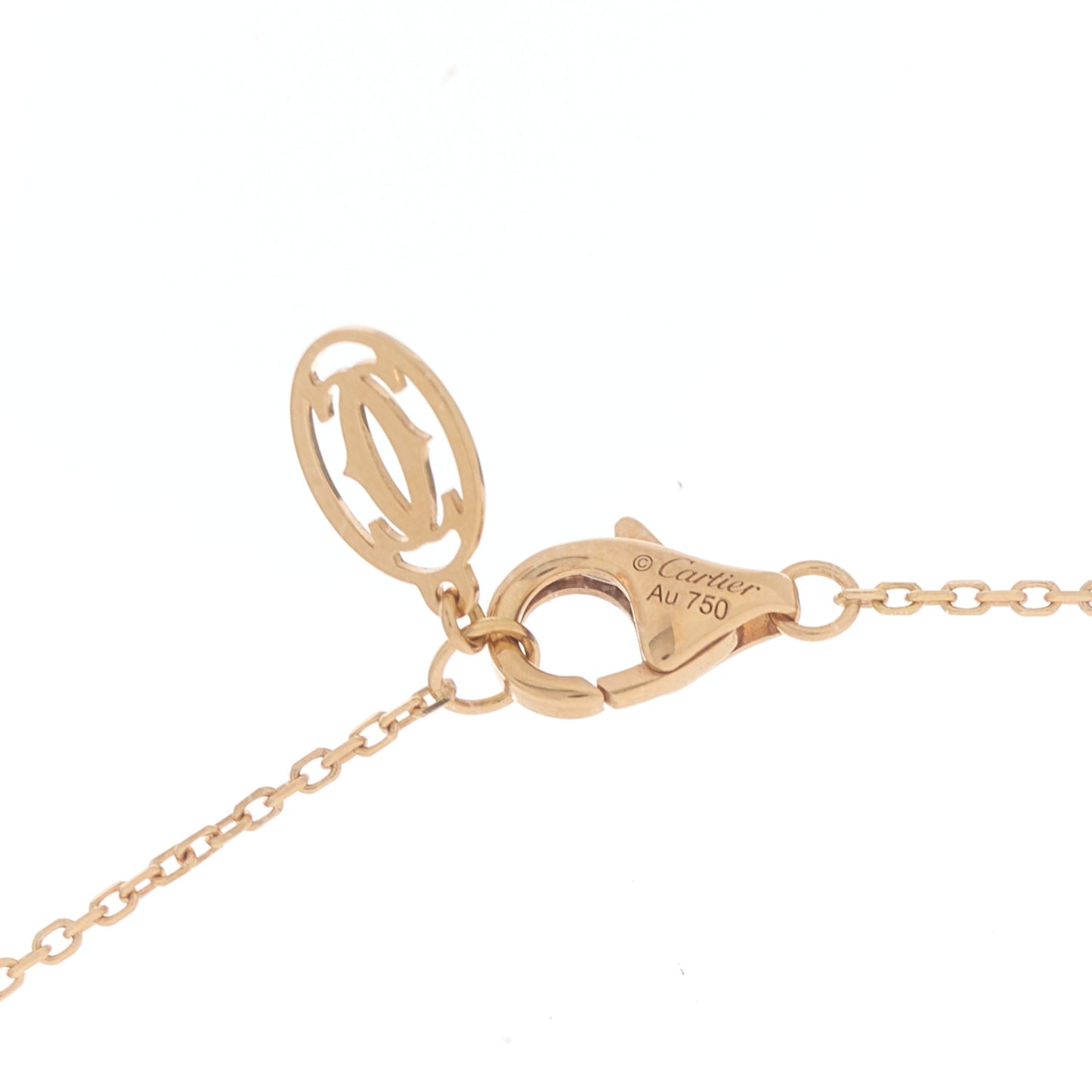 18K Pink Gold Diamond XS D'Amour Pendant Necklace