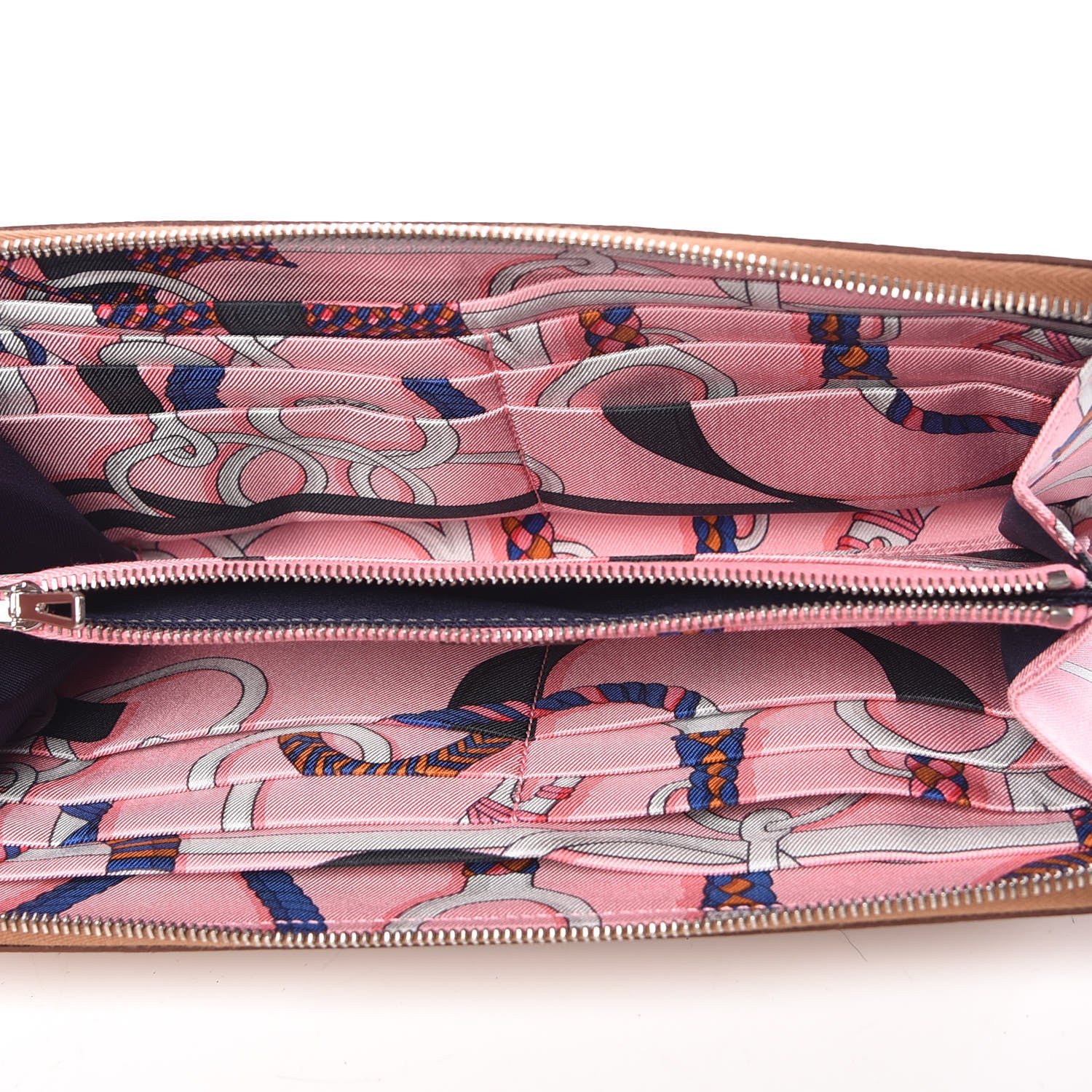Hermes Epsom Silk'In Wallet Gold 5 of 8