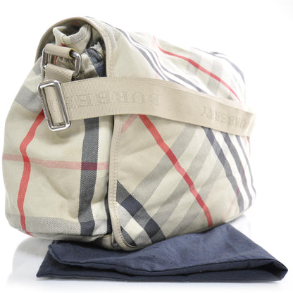 Burberry Nova Check Diaper Messenger Bag 2 of 9