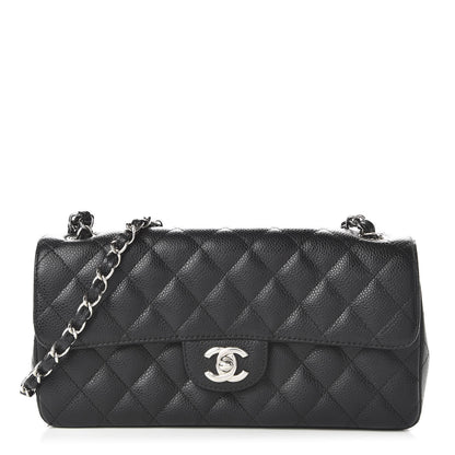 Chanel Caviar Quilted East West Flap Black 1 of 10