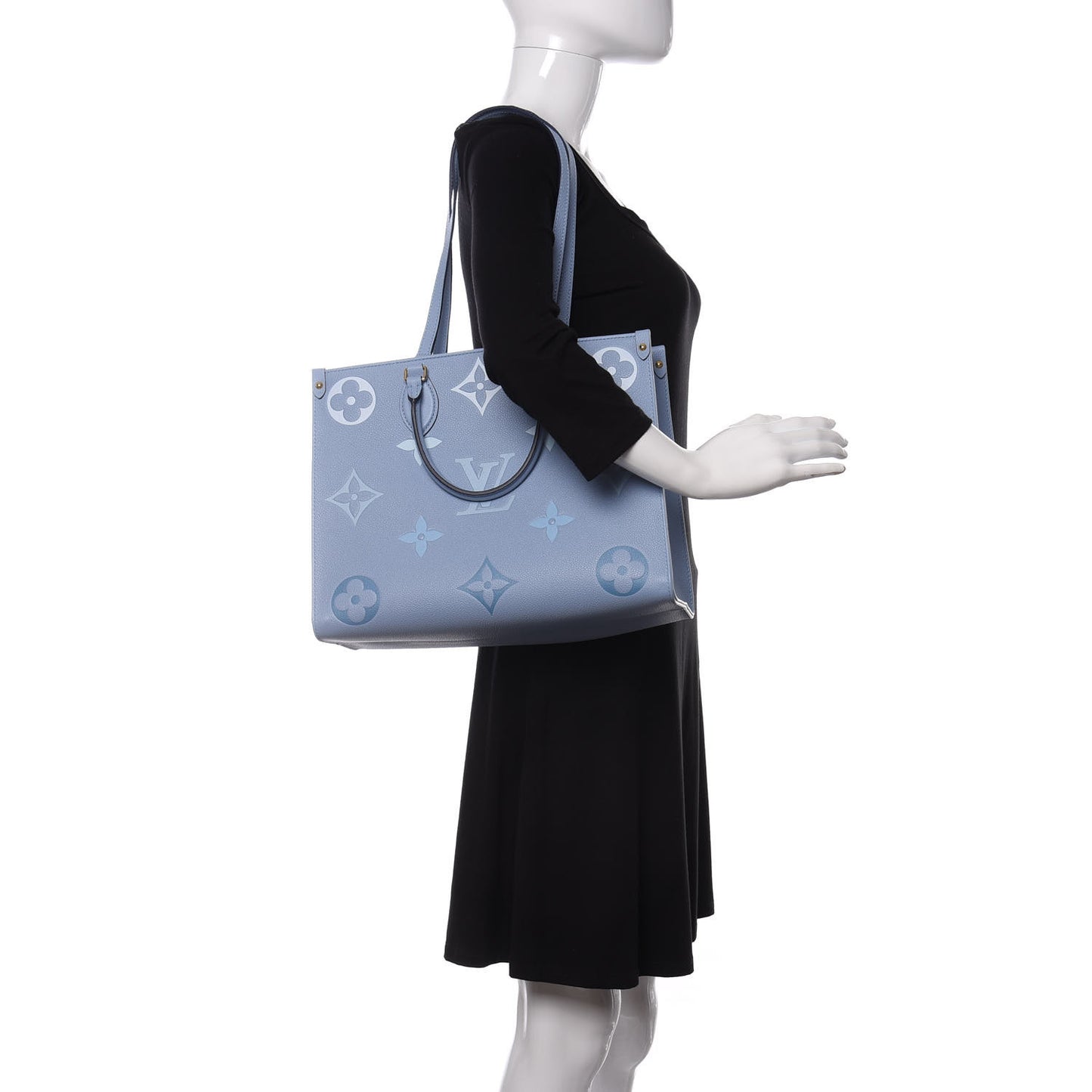 Empreinte Monogram Giant By The Pool Onthego MM Summer Blue