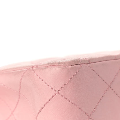 Chanel Lambskin Quilted Medium Double Flap Light Pink 11 of 18