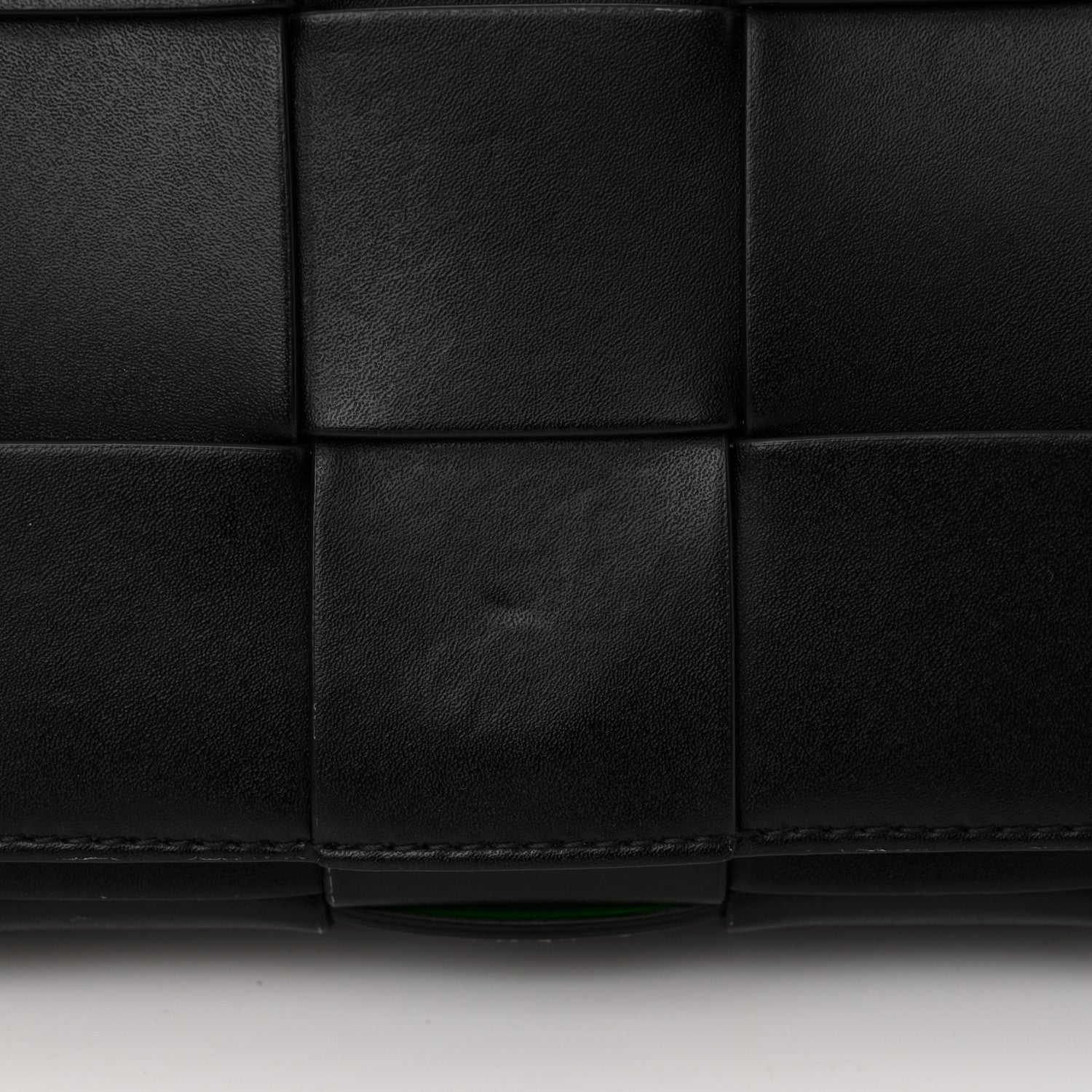 Bottega Veneta Lambskin Maxi Intrecciato Cassette Crossbody Bag Black 16 of 17