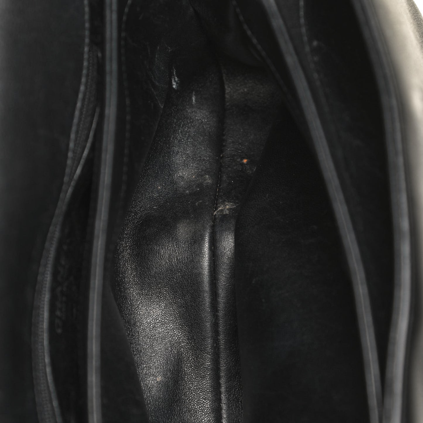 Calfskin Medium Trendy CC Dual Handle Flap Bag Black