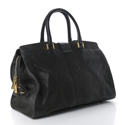 Saint Laurent Sheepskin Medium Cabas ChYc Black 3 of 13