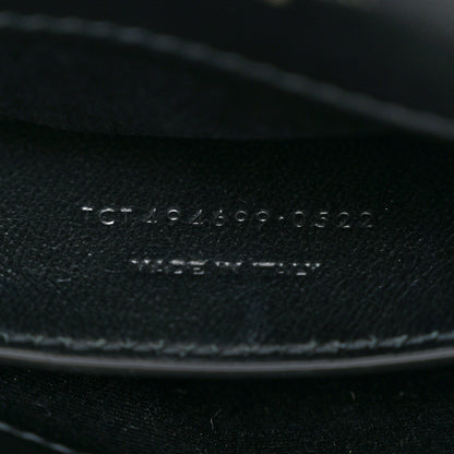 Saint Laurent Calfskin Y Quilted Monogram Monochrome Small Loulou Chain Satchel Black 7 of 11