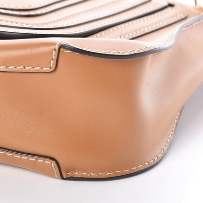 Chloe Shiny Calfskin Marcie Saddle Shoulder Bag Autumnal Brown 8 of 8