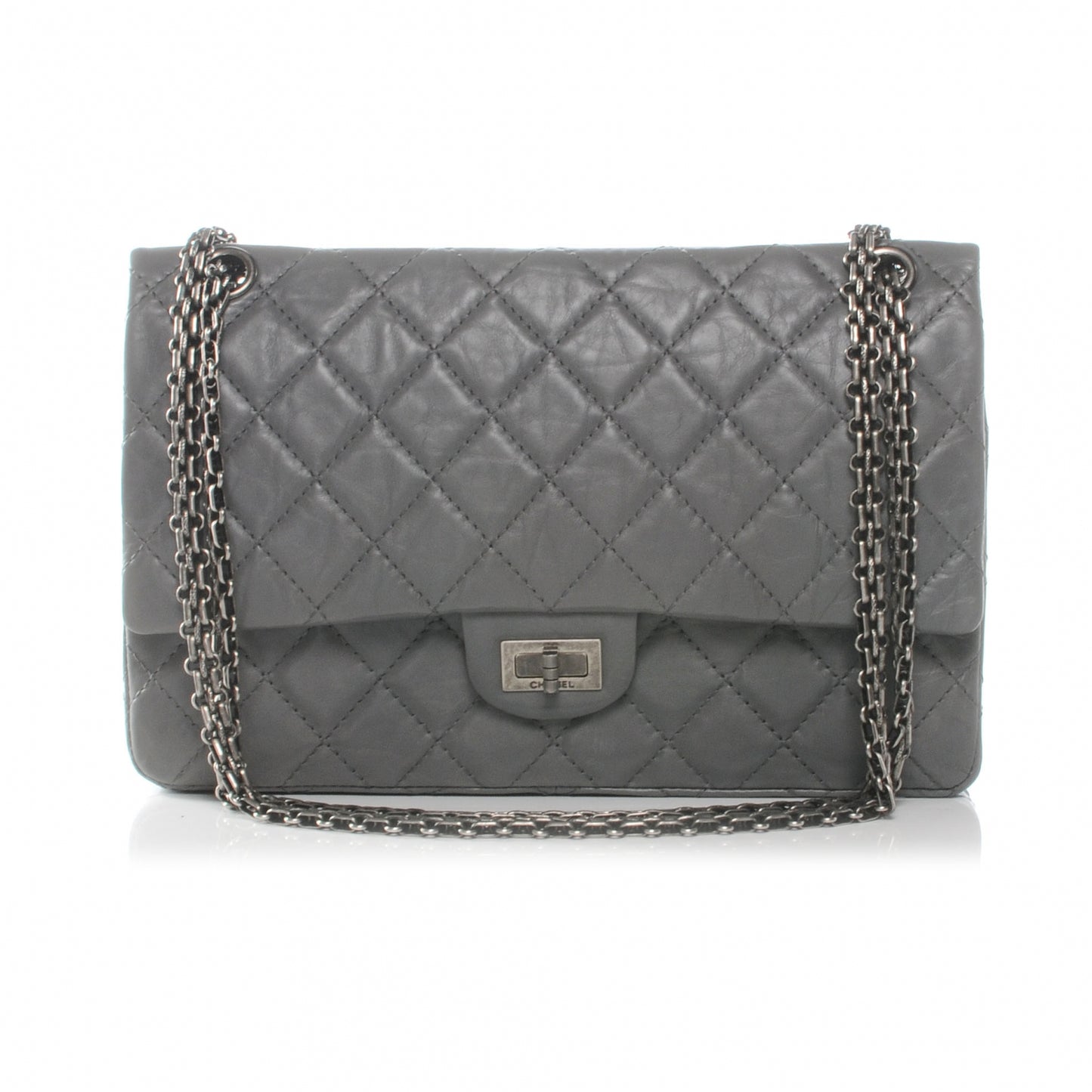 Aged Calfskin 2.55 Reissue 226 Flap Grey