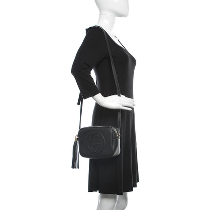 Gucci Pebbled Calfskin Small Soho Disco Bag Black 2 of 12