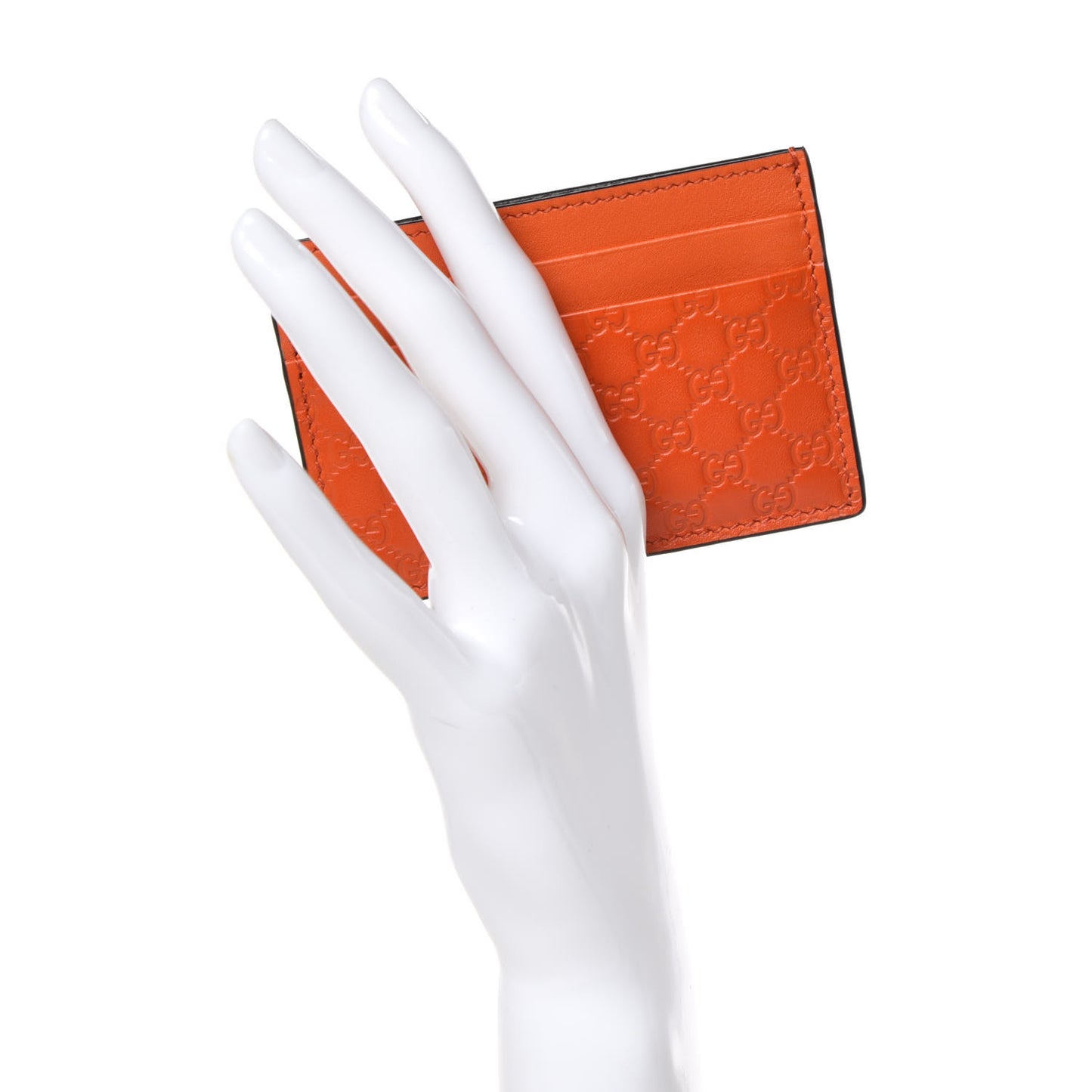 Microguccissima Card Holder Sun Orange