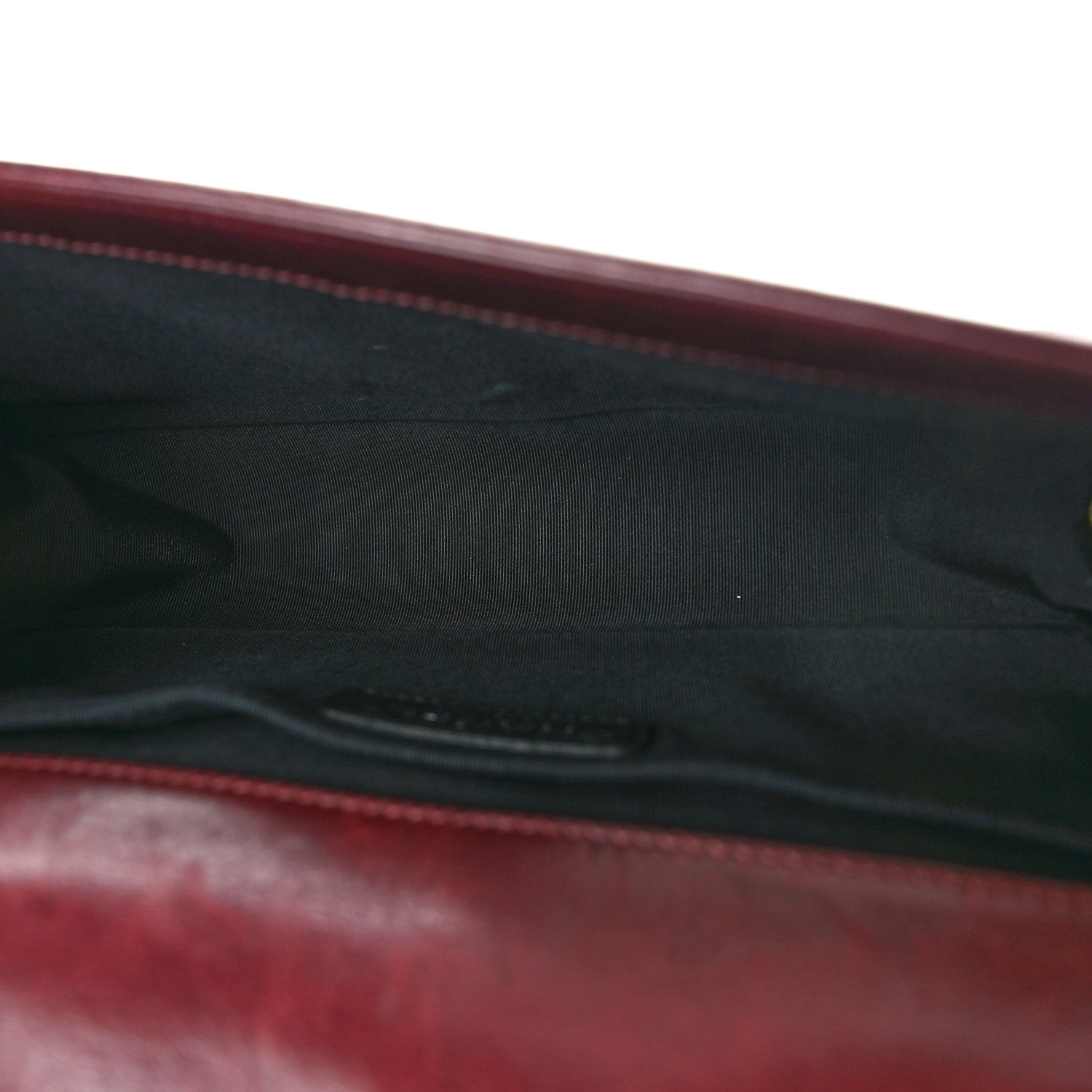 Chanel Calfskin Quilted Double Stitched Medium Boy Flap Burgundy 5 of 11