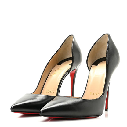 Christian Louboutin Shiny Nappa Iriza 100 Pumps 38.5 Black 2 of 11