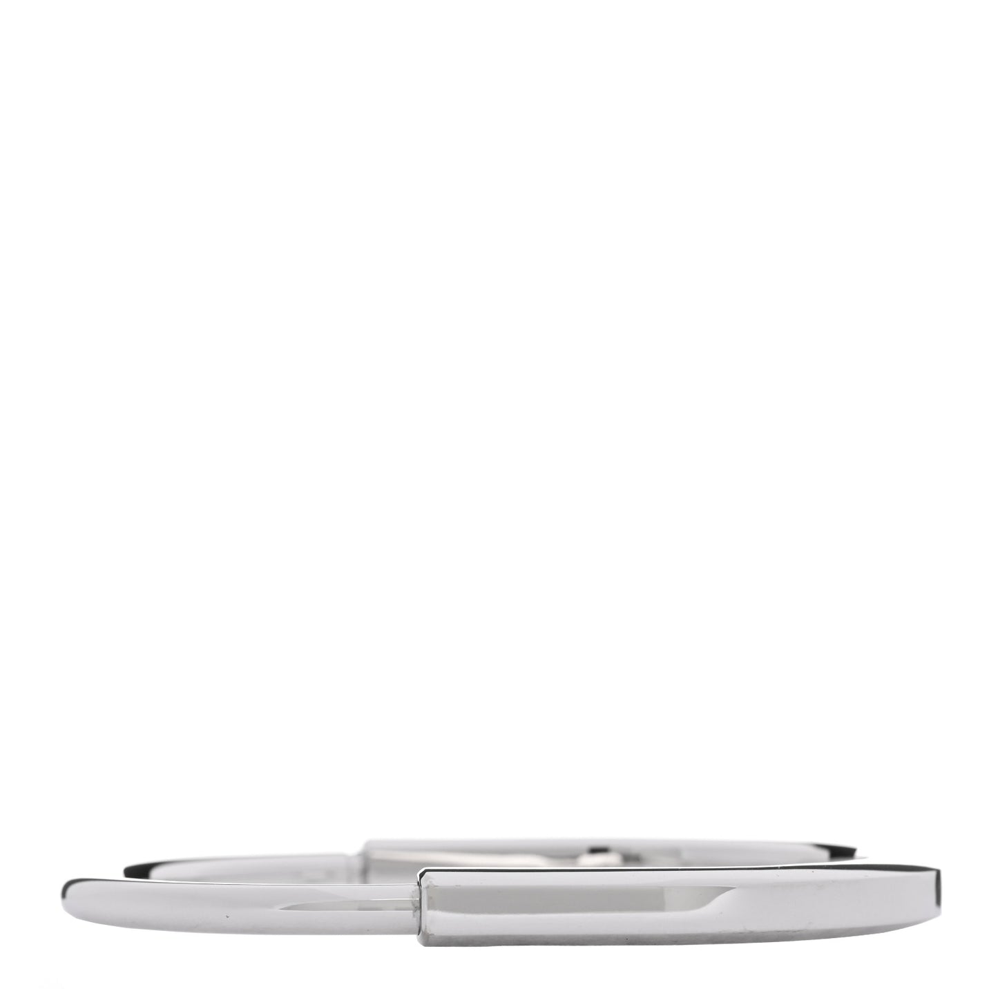 18K White Gold Tiffany Lock Bangle Bracelet