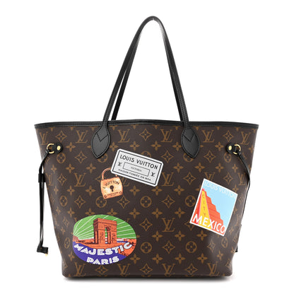 Louis Vuitton Monogram My LV World Tour Neverfull MM 1 of 9