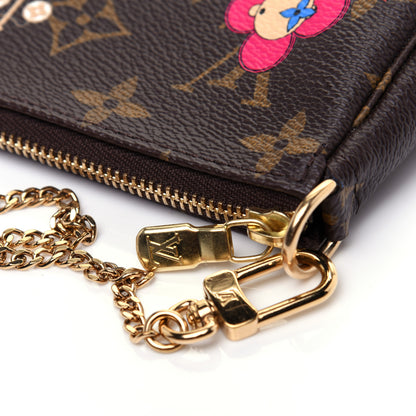 Louis Vuitton Monogram 2019 Christmas Animation Mini Venice Pochette Accessories Blue 10 of 11